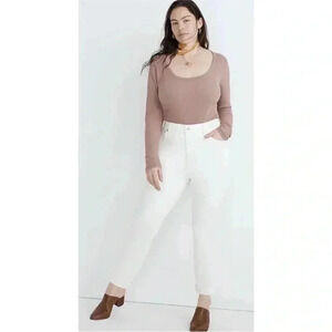 Madewell The Perfect Vintage Jean in Tile White